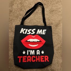 Reusable Bag Kiss Me I’m a Teacher New